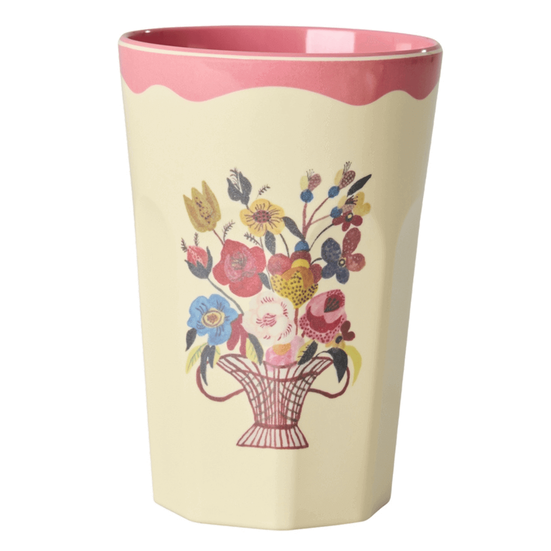 Set van 2 bekers Large– Nathalie Lété Print - Rice