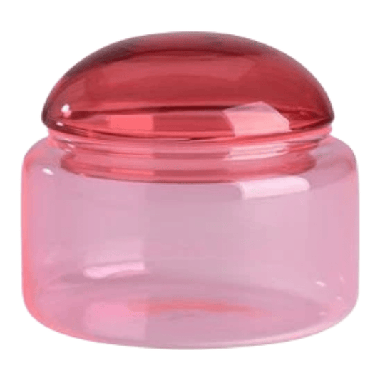 Voorraadpot rood/roze small