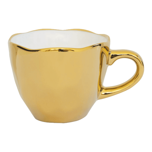 Espressokopje goud met Goudkleurig Oor - Urban Nature Culture