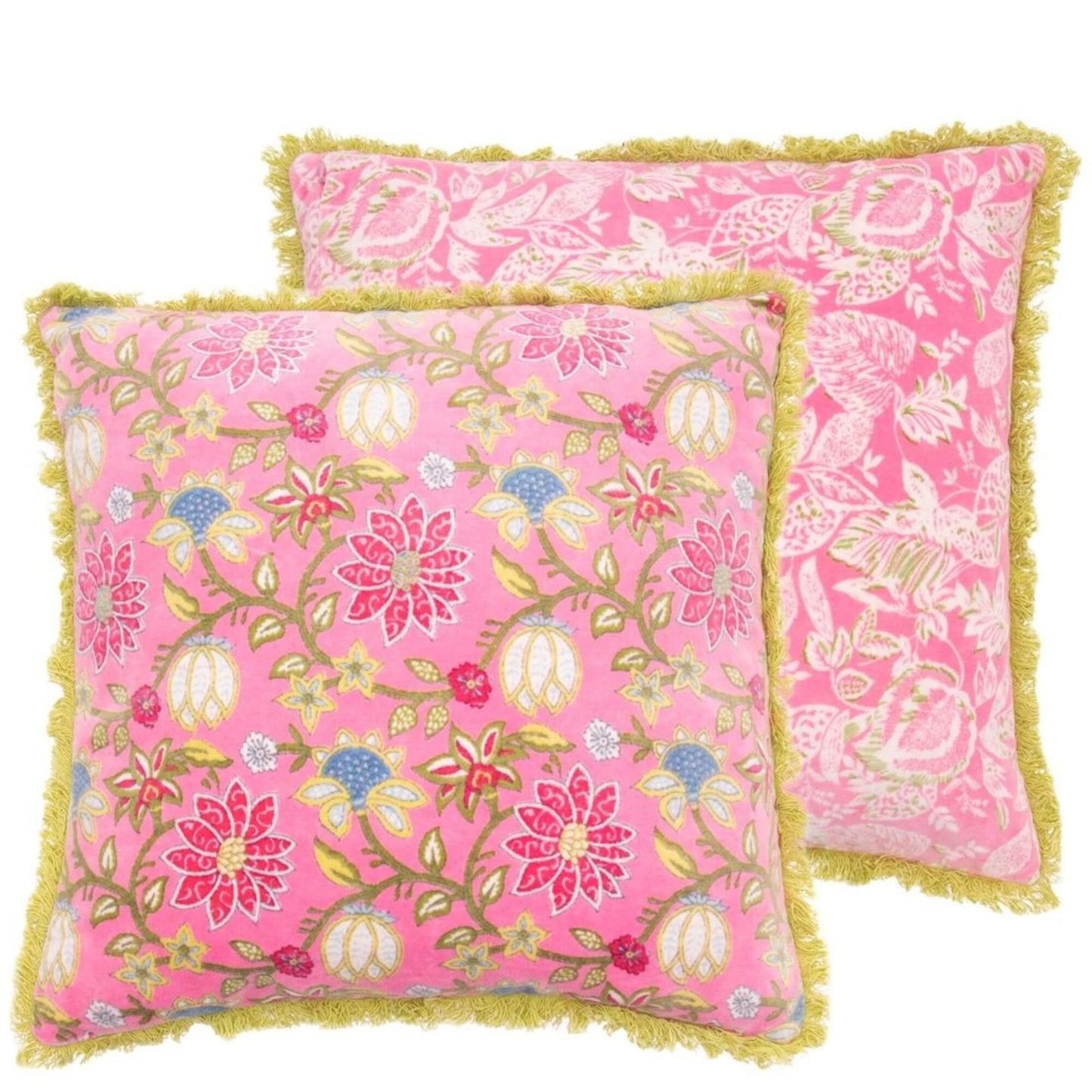 Zierkissen Blossom Velvet Blumen 45×45 cm