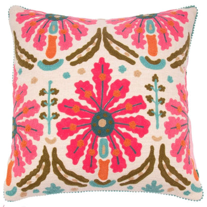 Zierkissen Fiesta Pompons 50×50 cm