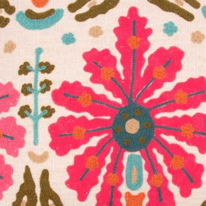 Zierkissen Fiesta Pompons 50×50 cm