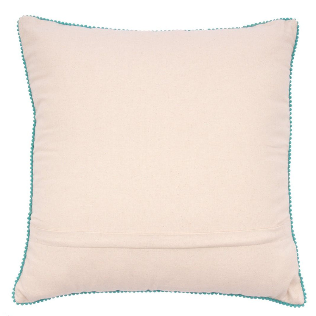 Zierkissen Fiesta Pompons 50×50 cm