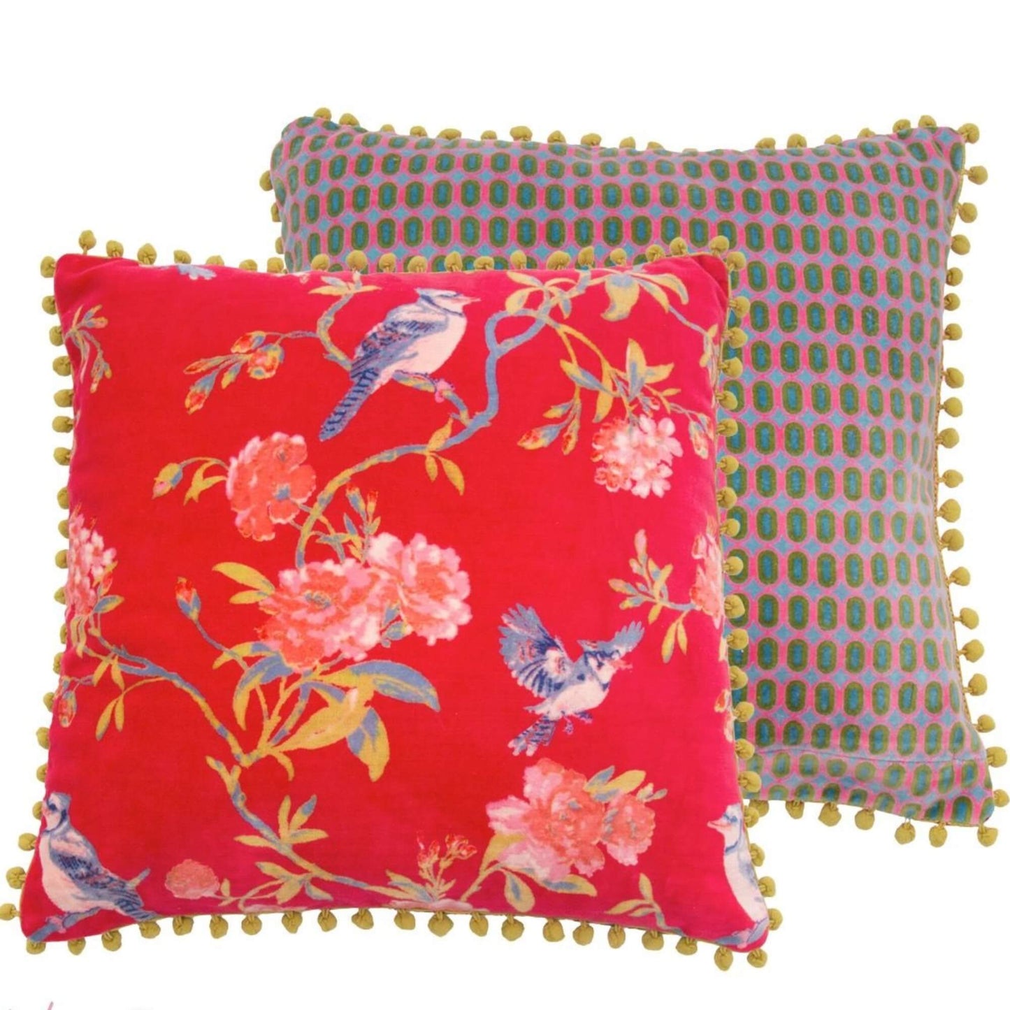Dekokissen Scarlet - Samt - 45×45 cm