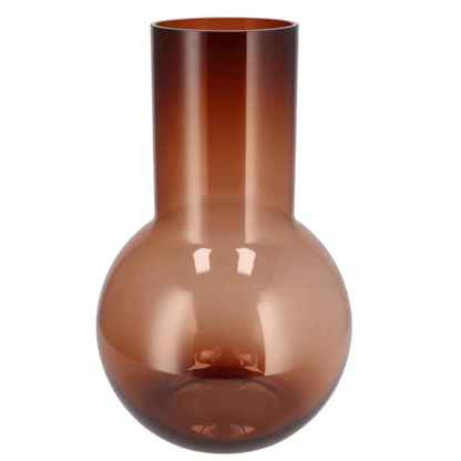 Glazen Vaas Amber – 41 cm Hoog