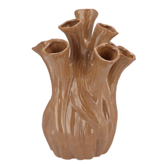 Aglio Vase mit 9 Röhren - Schottischer Sand