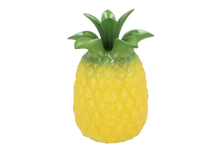 Gelbe Ananasvase – 28 cm hoch
