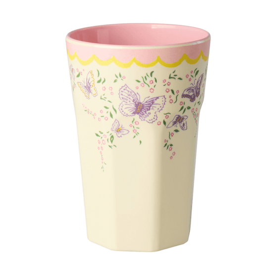 Melamine beker Large -Spread Your Wings - Rice