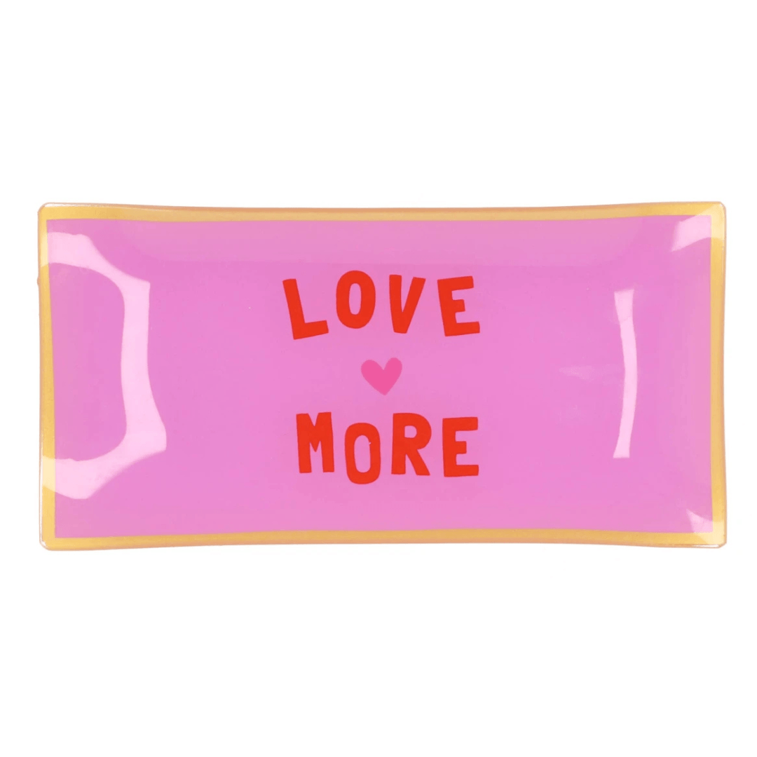 Glasplättchen – Love More