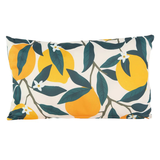 Outdoor-Kissen Zitrone – 30x50cm