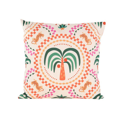 Outdoorkissen Palme bunt – 45x45 cm
