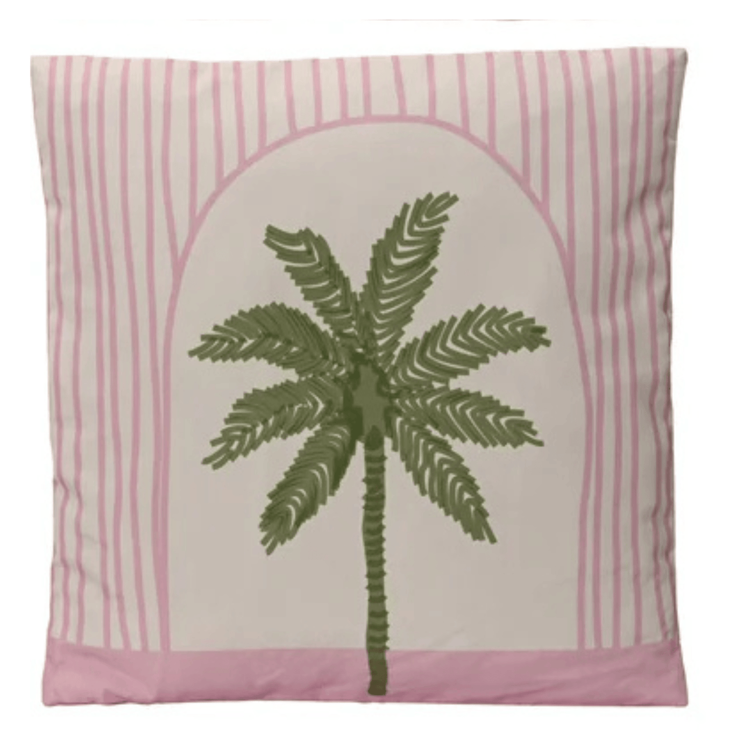 Outdoor-Kissen Palme rosa – 45x45 cm