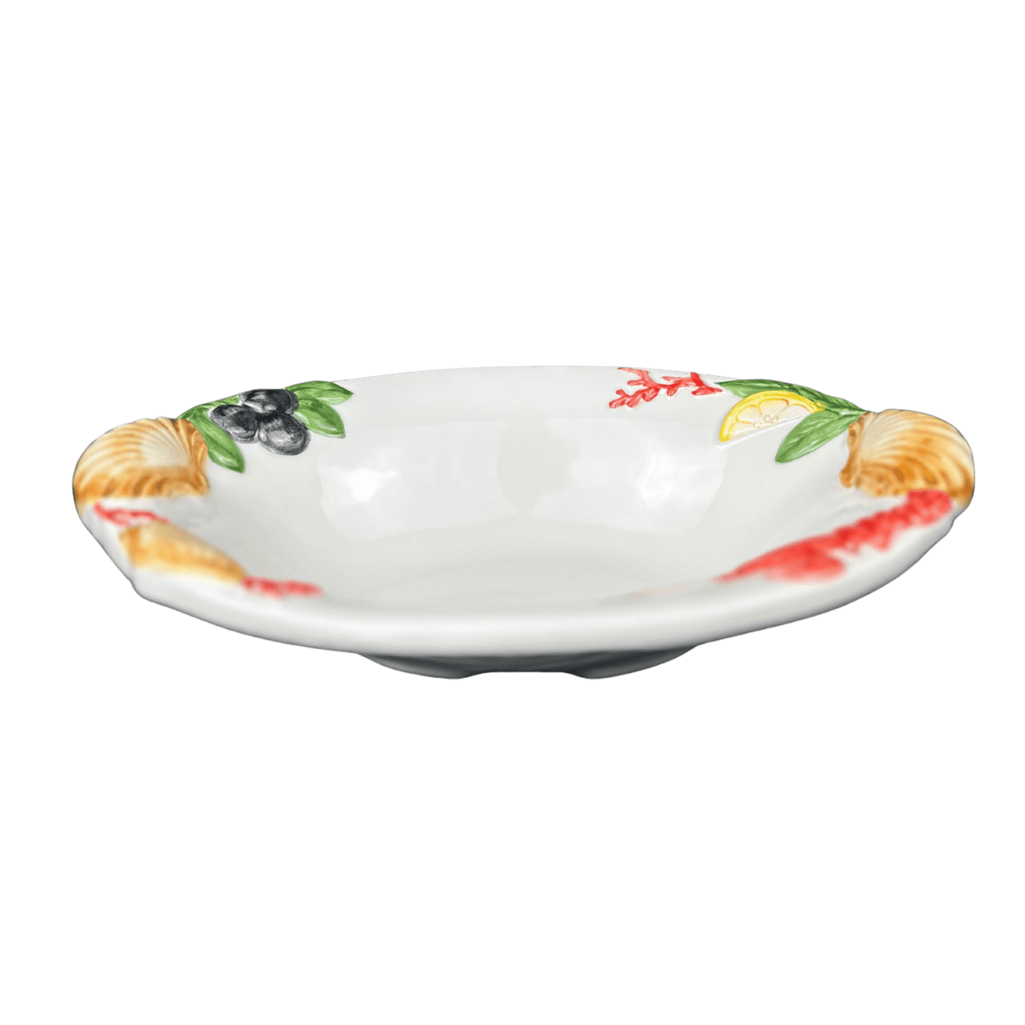 Olivenplatte Handbemalt – Italien – Ø 25 cm