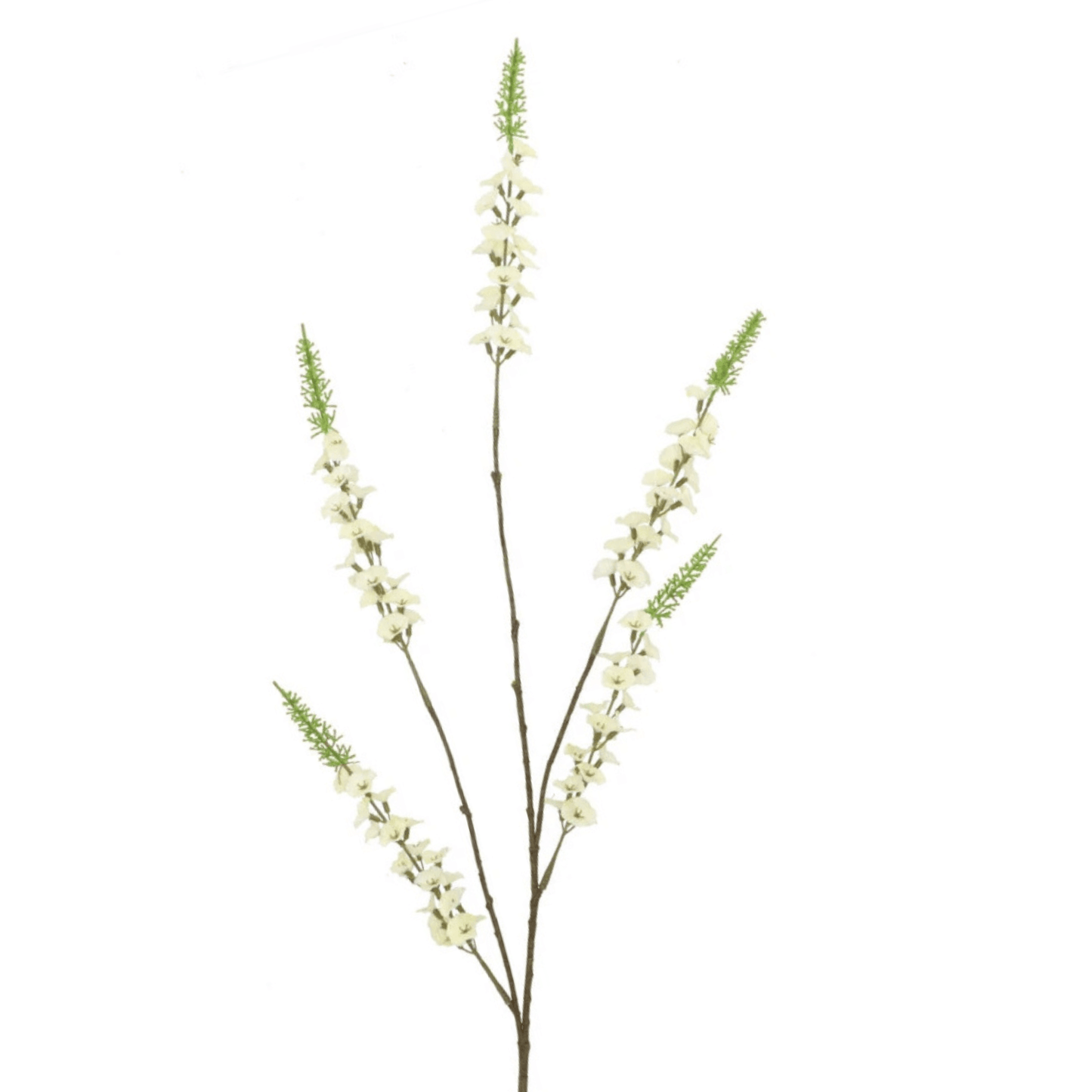 Künstlicher Campanula-Zweig – 104 cm – Cremeweiß