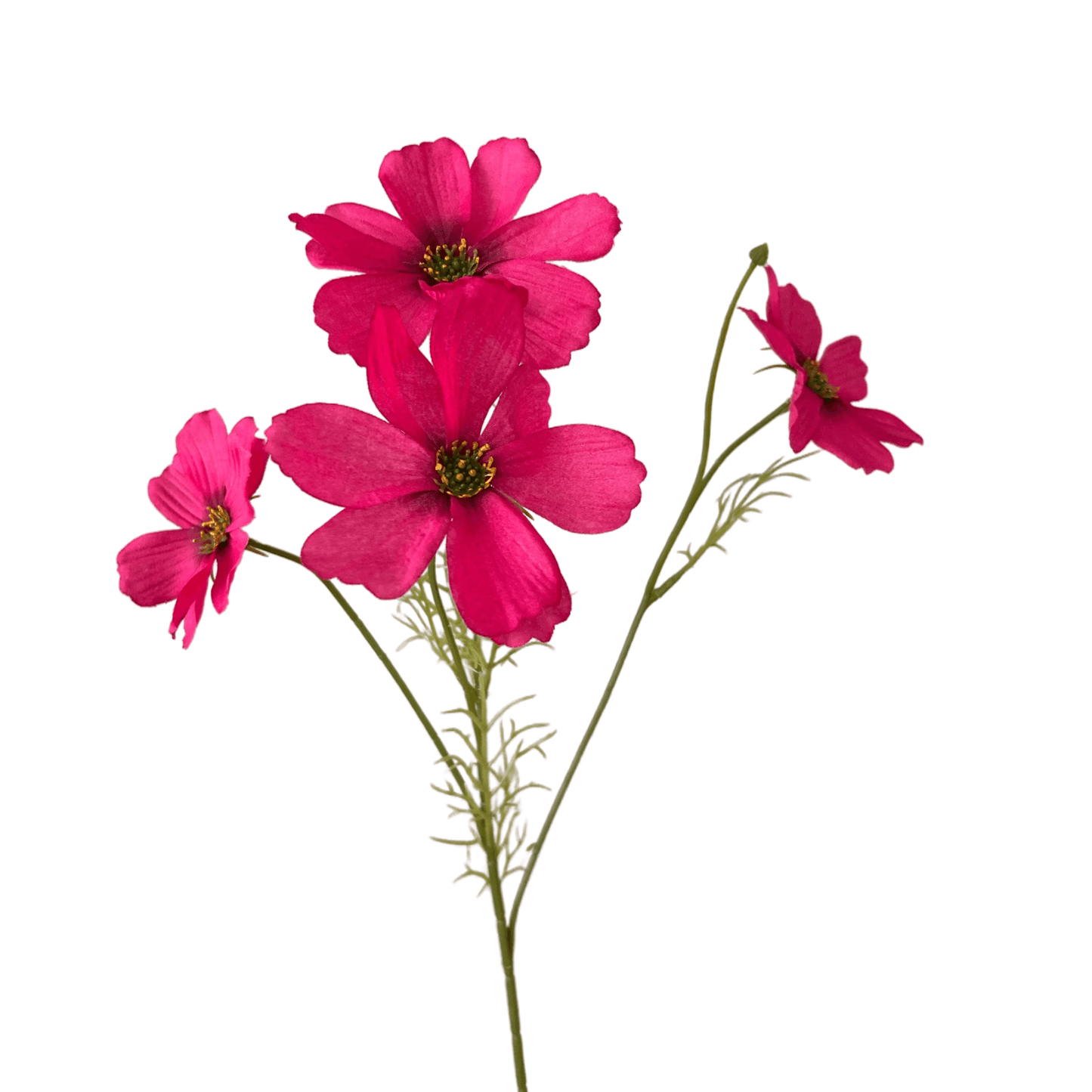 Zijden bloem Cosmea donker roze