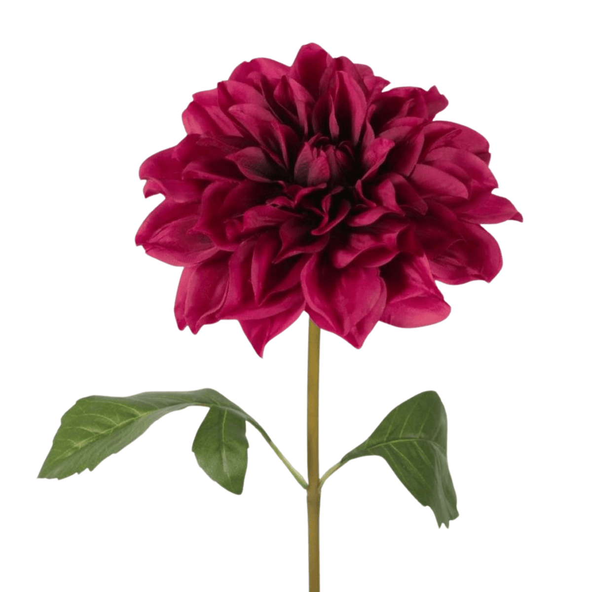 Kunstblume Dahlie mit großer Blüte – orange – 69 cm