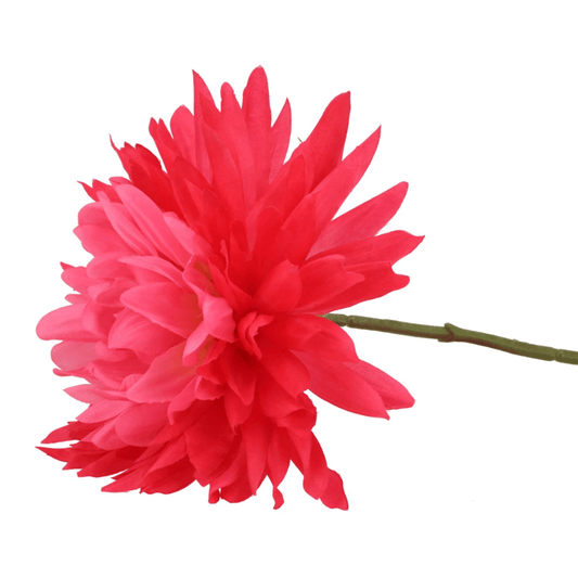 Kunstbloem Dahlia in rood/roze