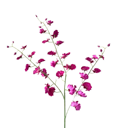 Zijden bloem Dancing Orchidee donker roze