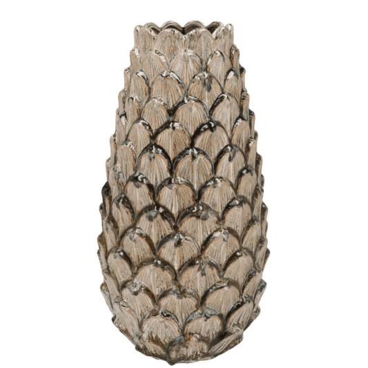 Dennenappel Vaas  – Keramiek - 60 cm Hoog