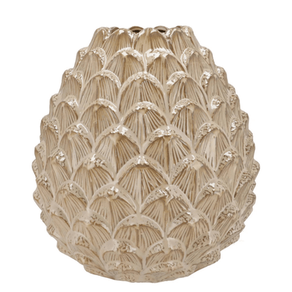 Dennenappel Vaas – Keramiek - 24cm Hoog