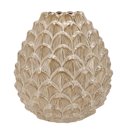 Dennenappel Vaas – Keramiek - 24cm Hoog