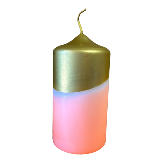 Dip Dye kaars Neon - Pink Stories