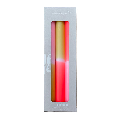 Dip Dye Neon Bobby Pin kaarsen per 3 verpakt