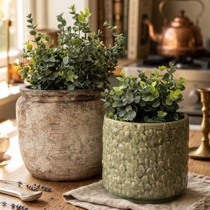 Kunst eucalyptus plant - in 2 maten – realistisch en onderhoudsvrij