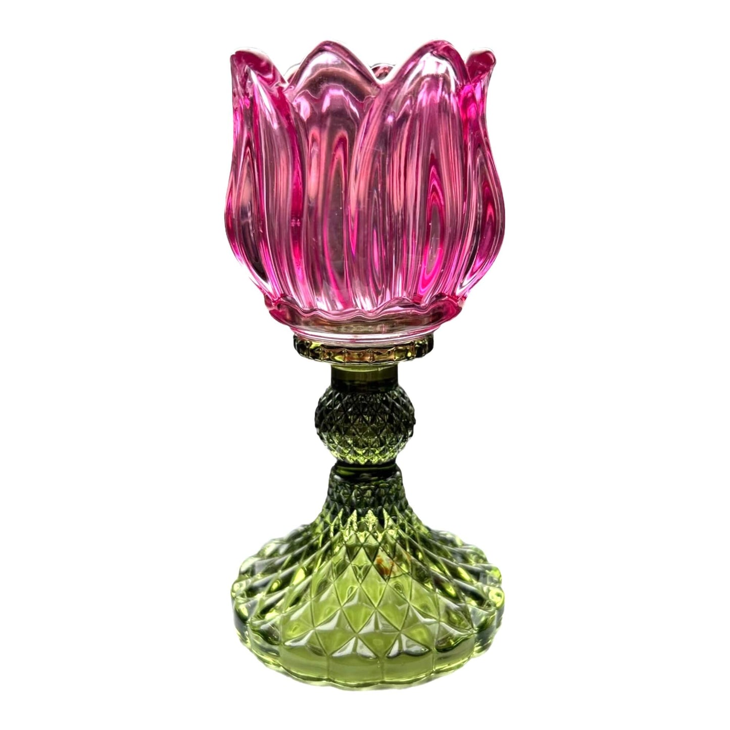 Kandelaar tulp T-light fuchsia