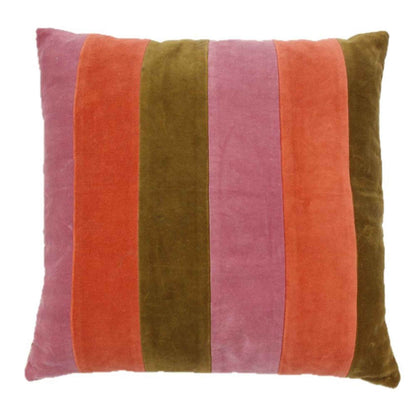 Stripe Sage Green kussen - 45x45 cm