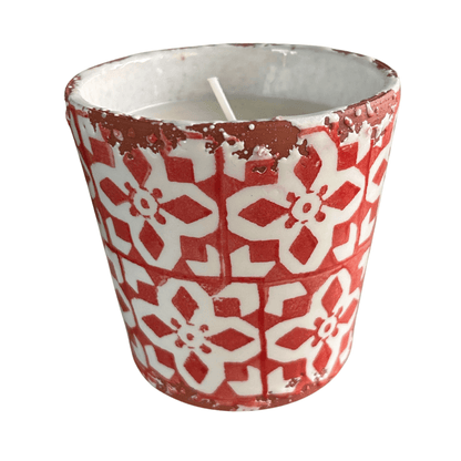 Geurkaars - Kaneel & sinasappel- (ruikt zo lekker !!)