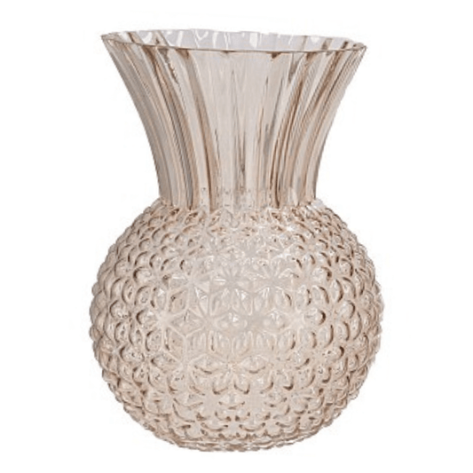 Glazen vaas Natural - Beige - in 2 maten