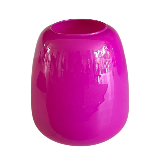 Glazen Vaas -fuchsia - 20cm