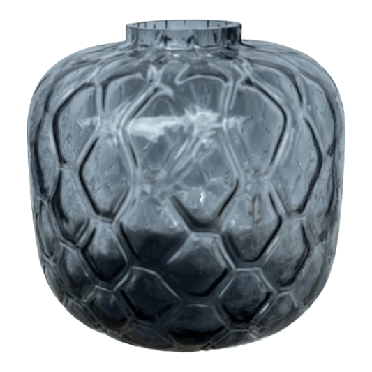 Glazen Vaas van Light and Living - Rookgrijs, 25 cm hoog