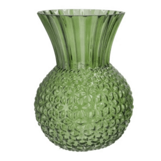 Glazen vaas Senna Summer - groen - in 2 maten