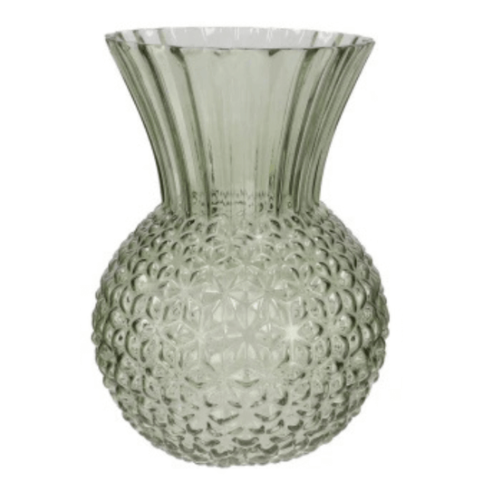 Glazen vaas Senna Summer - licht groen - in 2 maten