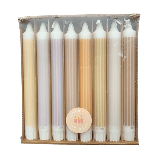 Kaarsen Strips 8 stuks - Rustik lys