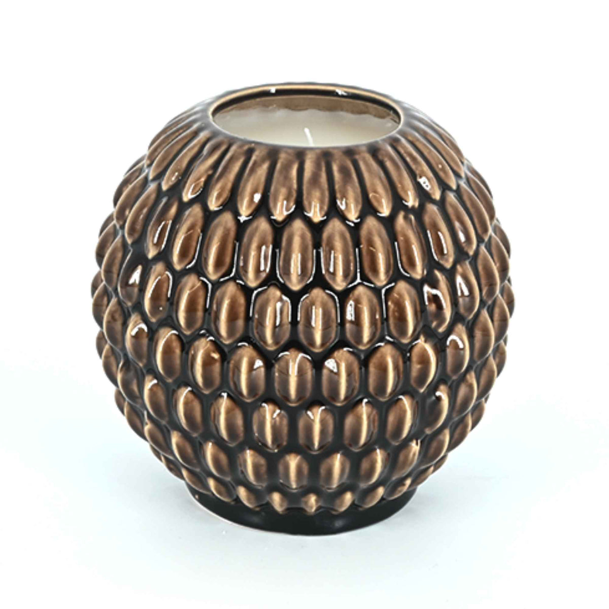 Bubble geurkaars Vijg  - Marron  – Keramiek
