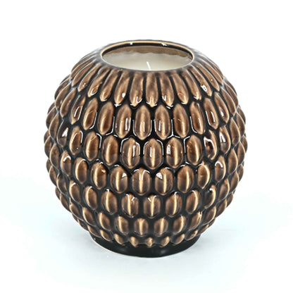 Bubble geurkaars Vijg  - Marron  – Keramiek