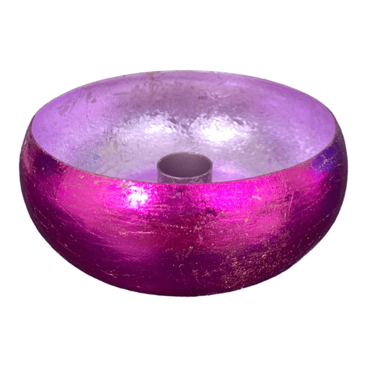 Kandelaar Cosmo  roze/Fuchsia in 2 maten