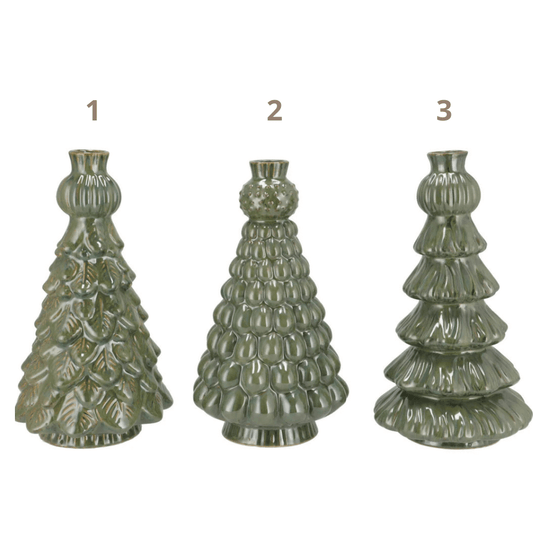 Kerstboom vaas– Groen Keramiek