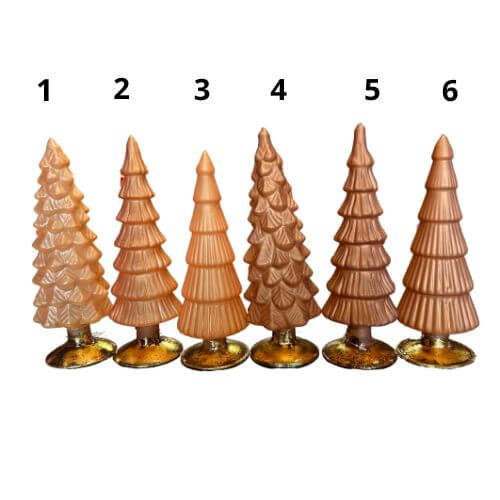 Kerstboompjes Zand – Mat Glas