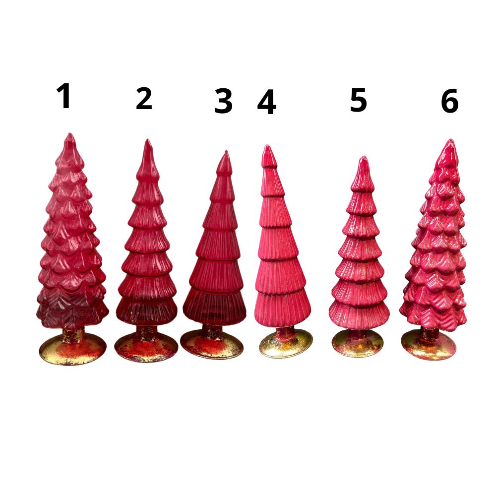 Kerstboompjes Twinkel Glas in 25cm en 30cm