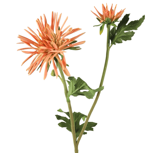 Kunstchrysant Mum Spray 60 cm - Oranje