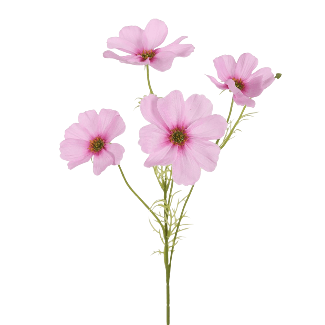 Kunstbloem Cosmos – Lila – met 4 bloemen