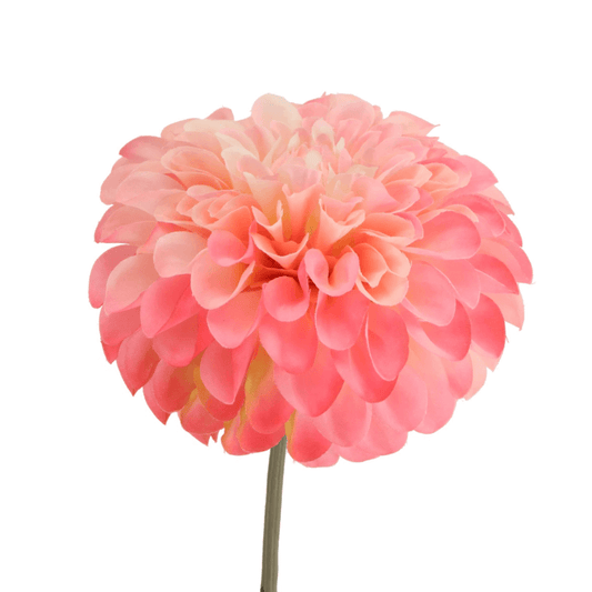 Kunstbloem Dahlia bol - licht roze