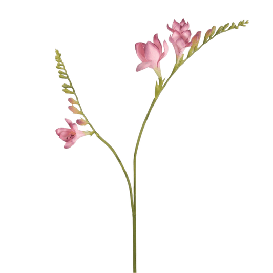 Zijden bloem Fresia -Roze