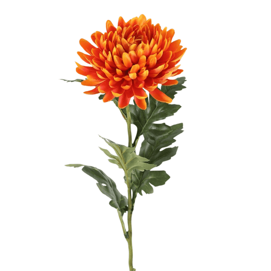 Kunstbloem Chyisant oranje – 72 cm