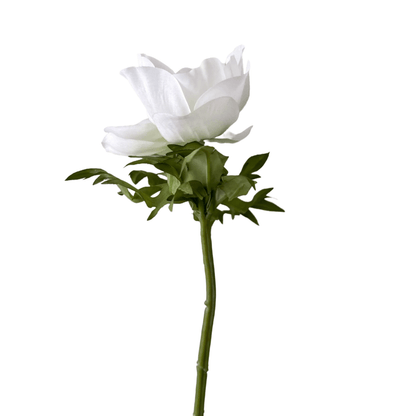 Zijden bloem anemoon wit