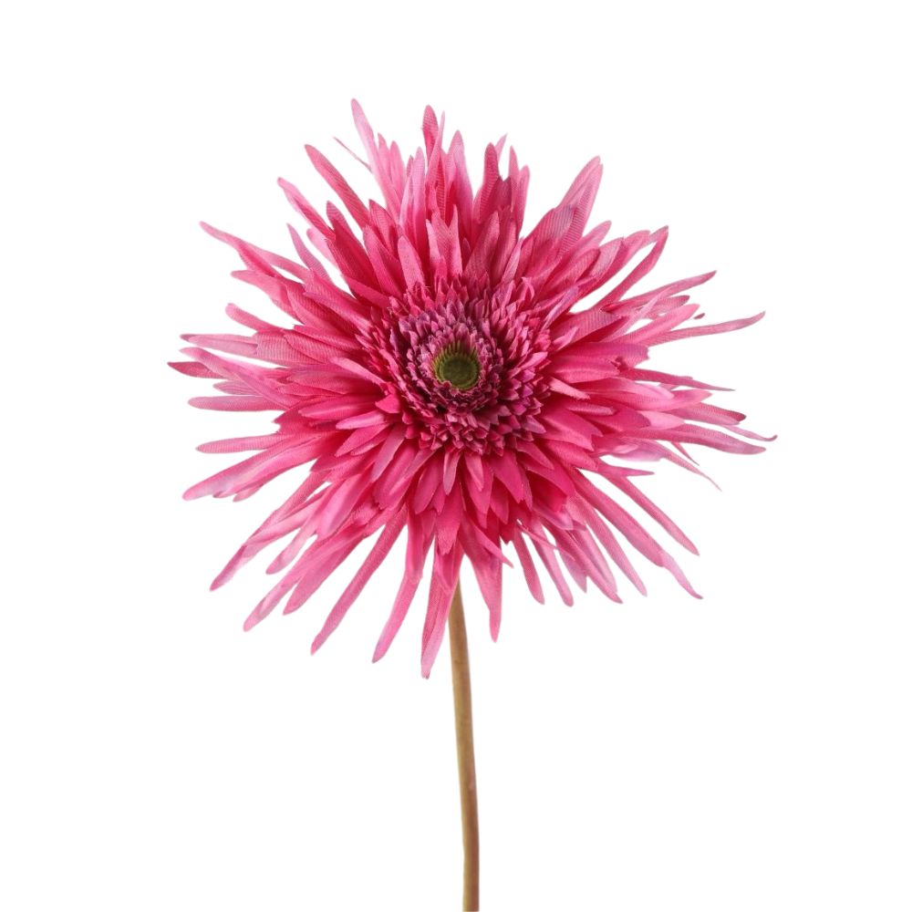 Kunstbloem Spider Gerbera Roze – 70 cm